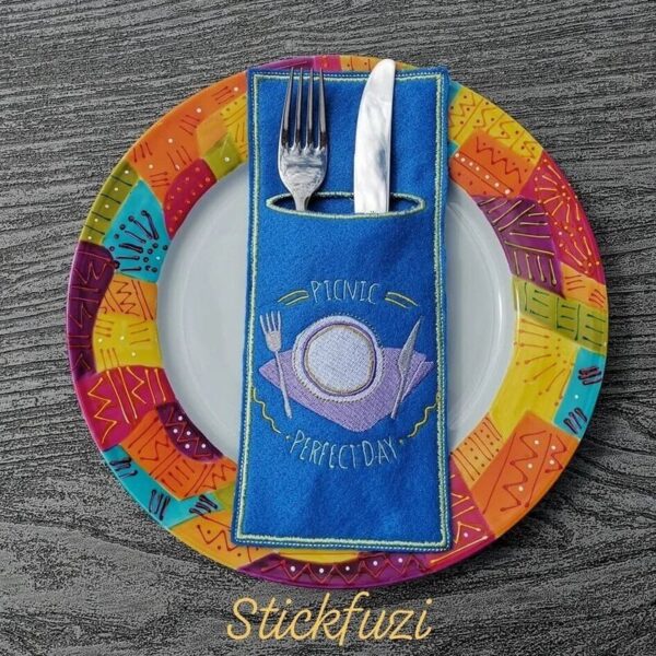 BBQ Grill Stickdatei Set – 9 Motive für Grillschürze & Küchentextilien