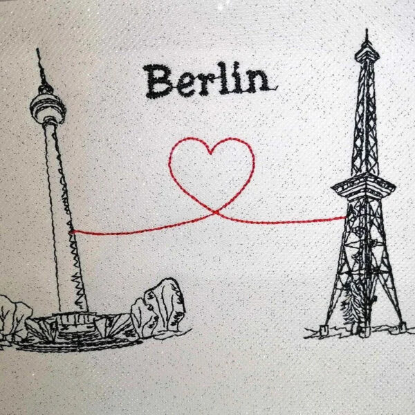 Stickdatei Berlin Fernsehturm Langer Lulatsch