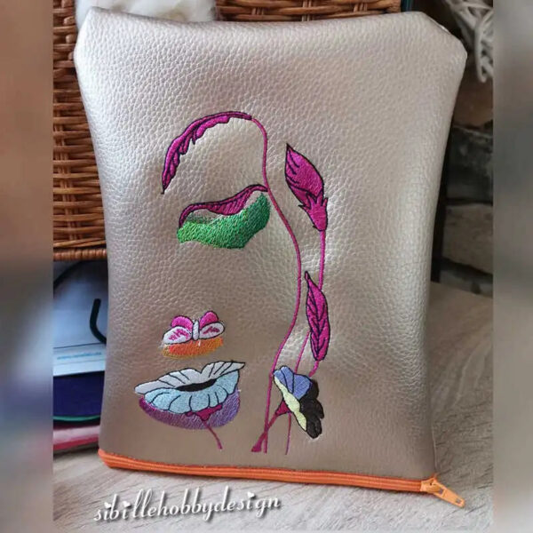 Stickdatei Blumen Fantasy