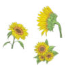 Stickdatei Blumen Sonnenblumen