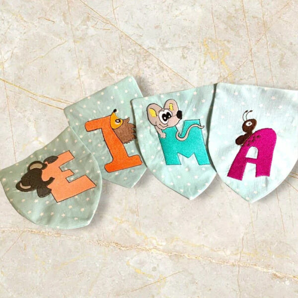 Stickdatei Buchstaben Tiere -Set 31-teilig