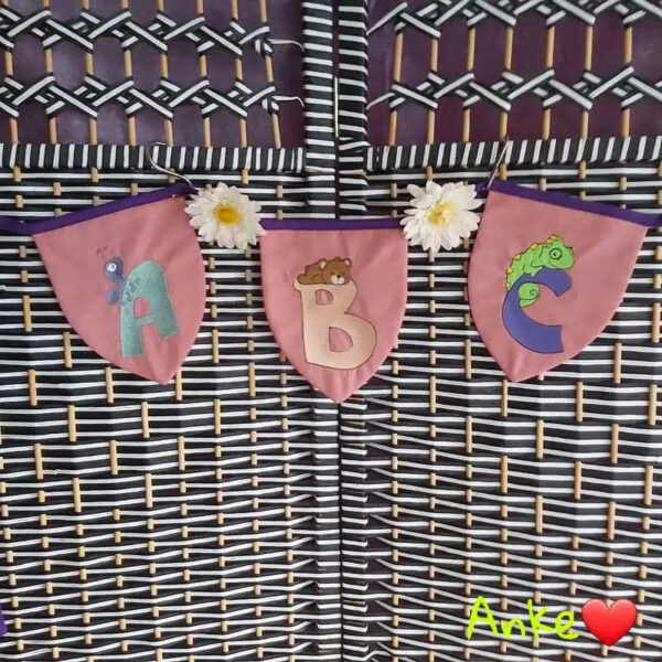 Stickdatei Buchstaben Tiere -Set 31-teilig