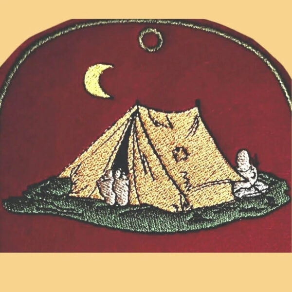 Stickdatei Camping Zelt