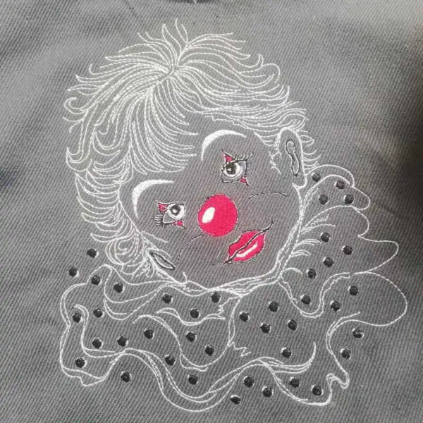 Stickdatei Clown Pierrot