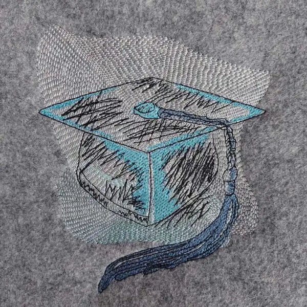 Stickdatei Doktorhut