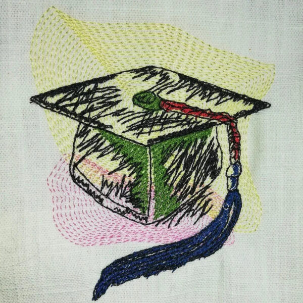 Stickdatei Doktorhut