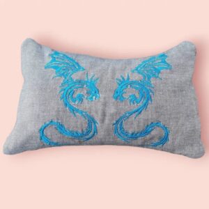 Drachen Stickdatei Sharok Tribal – Fantasy-Motiv für Jeansjacken & Textilien