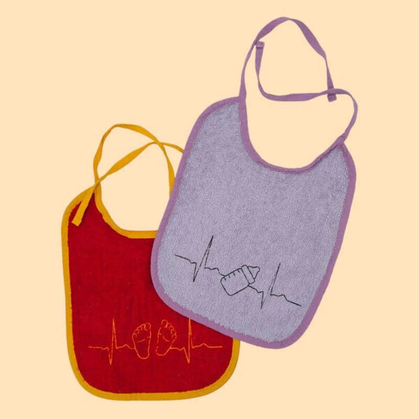 Stickdatei EKG Linien Baby