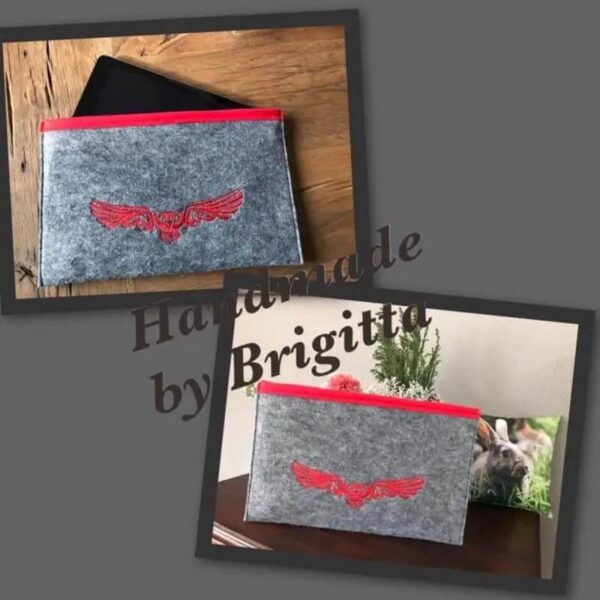 Stickdatei Eule im Flug – Majestätische Eule im Tribal-Style | stiXXie