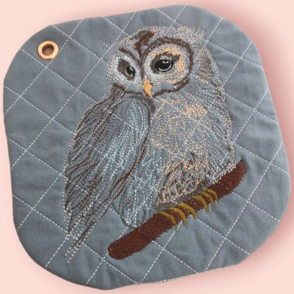 Stickdatei Eule Kritzel