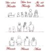 Stickdatei Familie und Freunde Baukasten