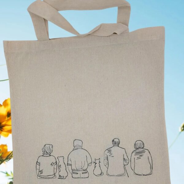 Stickdatei Familie und Freunde Baukasten