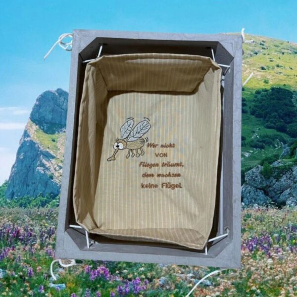 Fliege Marta Stickdatei mit Spruch – Lustig & Witzig