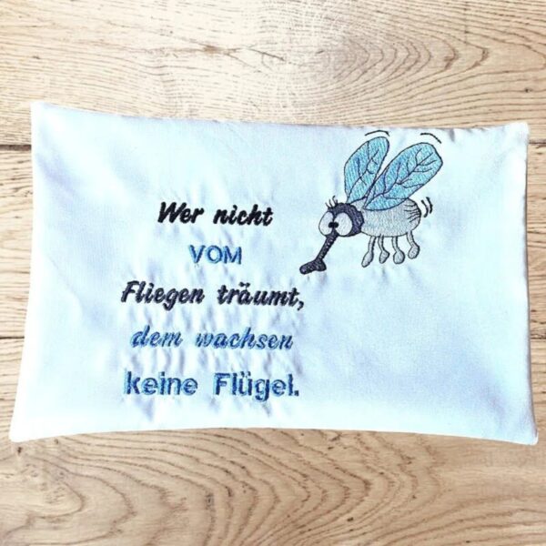 Fliege Marta Stickdatei mit Spruch – Lustig & Witzig