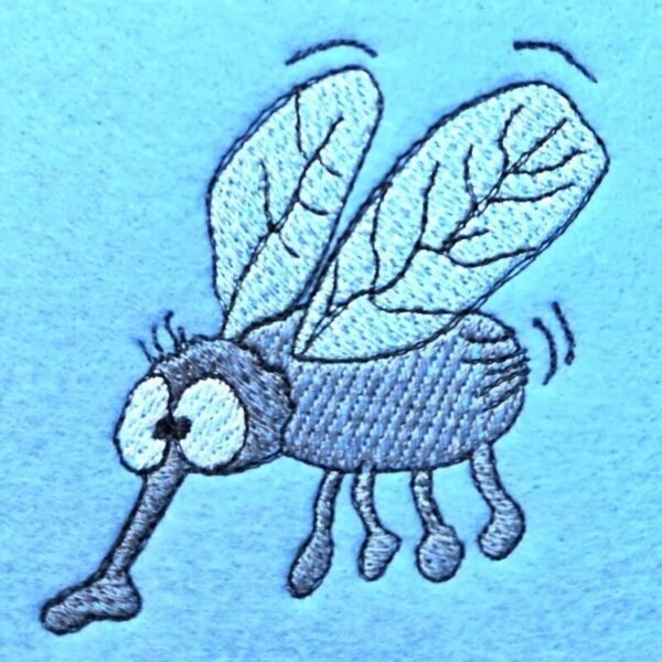 Fliege Marta Stickdatei mit Spruch – Lustig & Witzig