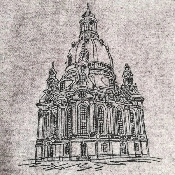 Stickdatei Frauenkirche Dresden