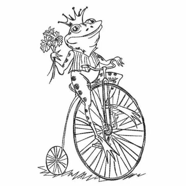 Stickdatei Froschkönig