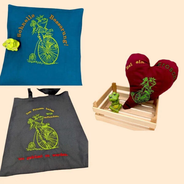 Stickdatei Froschkönig