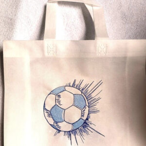 Stickdatei Fußball Time