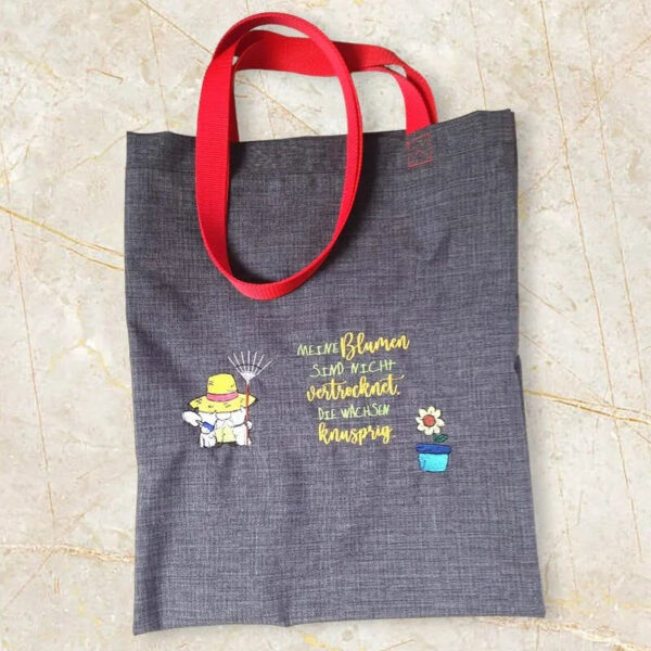 Stickdatei Garten- und Grillwichtel mit Sprüchen 🌿 – 6 Motive + 2 Sprüche | 10x10cm