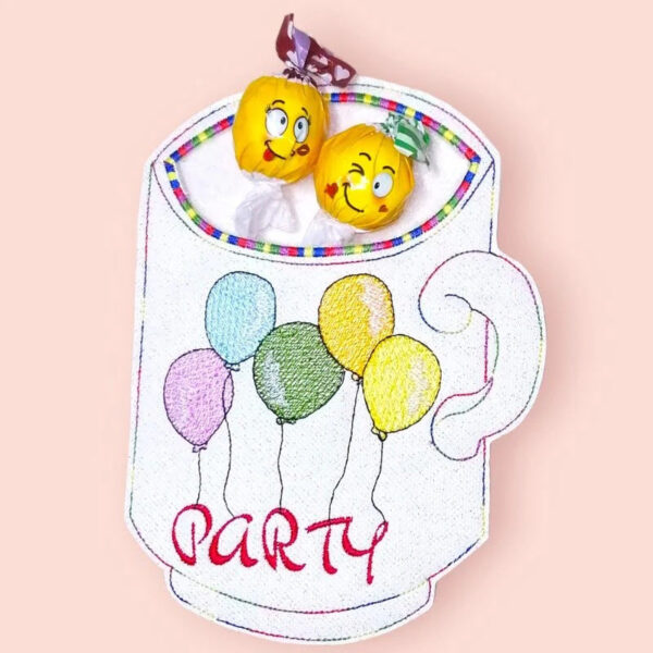Stickdatei Geburtstag Party Set