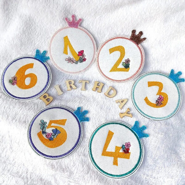 ITH Stickdatei Geburtstagszahlen