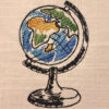 Stickdatei Globus