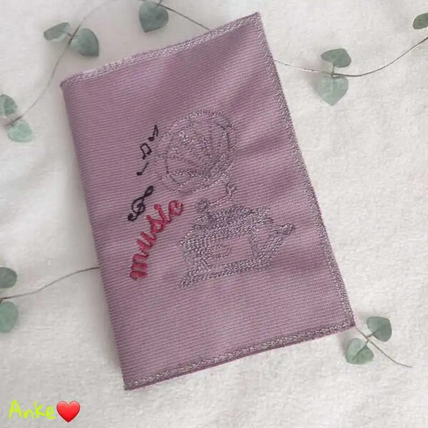 Stickdatei Grammophon Vintage