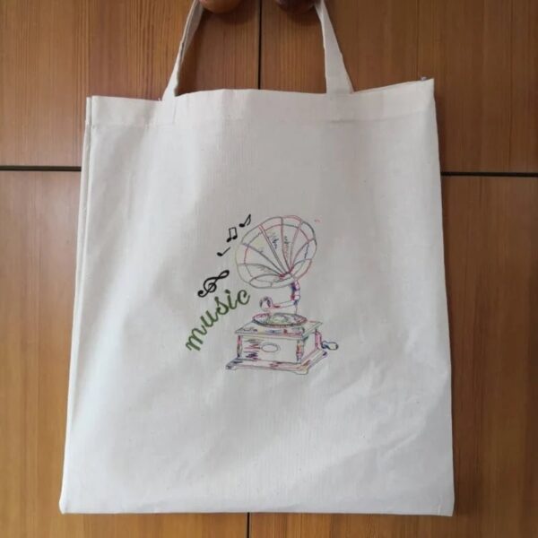 Stickdatei Grammophon Vintage