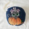 Stickdatei Halloween Kürbis, Katze, Fledermaus