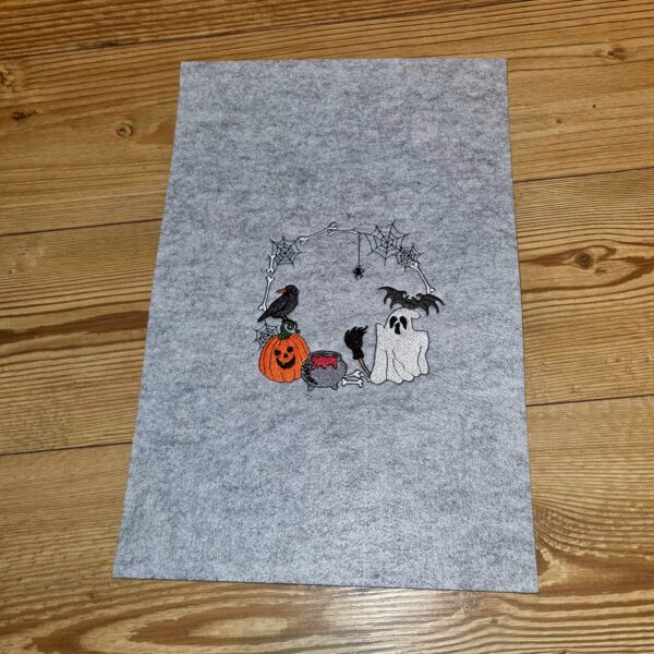Stickdatei Halloweenrahmen