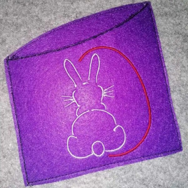 Hase im Ei Stickdatei 10x10cm – Süßes Ostermotiv