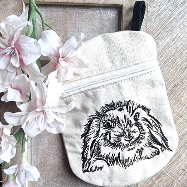 Stickdatei Hase Kritzel