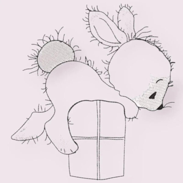 Stickdatei Hase Mimi Applikationsdatei