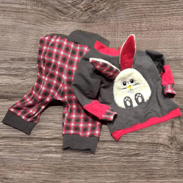 Stickdatei Hase Mümmel Applikation