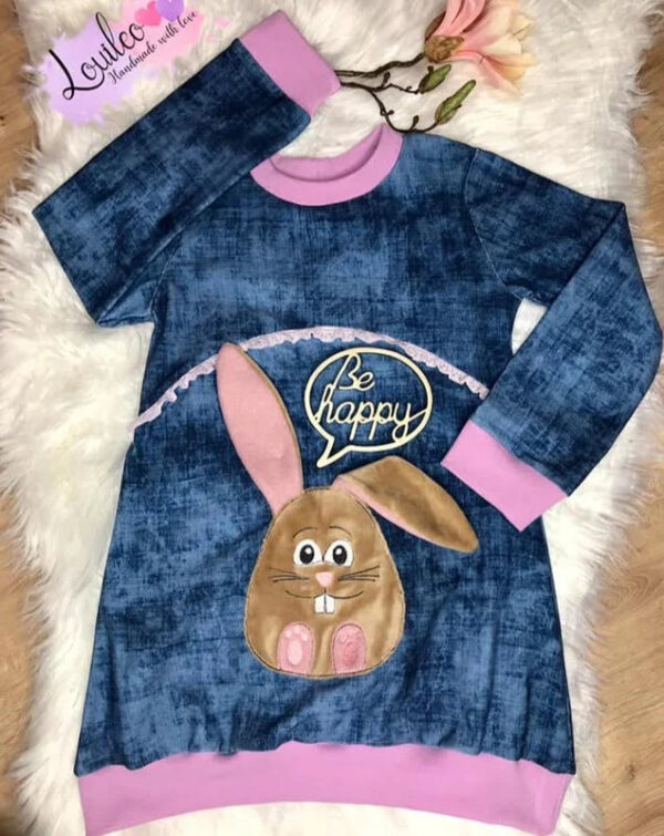 Stickdatei Hase Mümmel Applikation