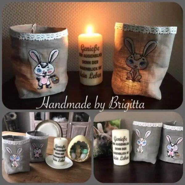 Stickdatei Hase Mitte Schnuffi