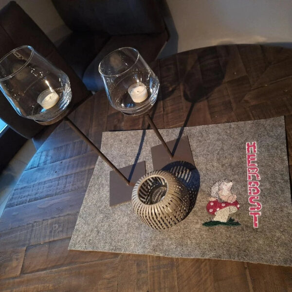 Stickdatei Igel Herbstdekoration