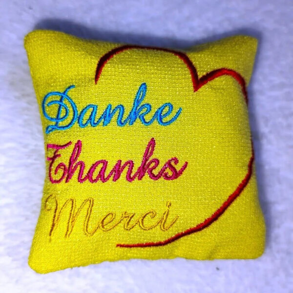 Stickdatei Herz Danke Thanks Merci