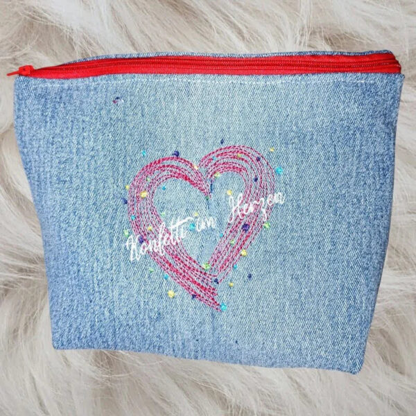 Stickdatei Konfetti im Herzen