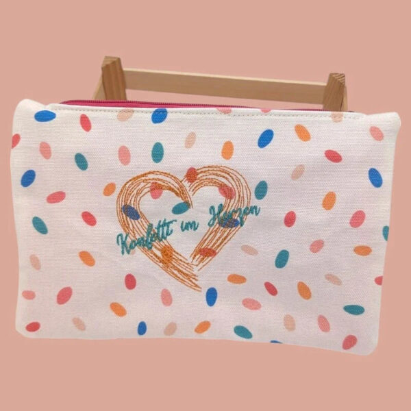 Stickdatei Konfetti im Herzen