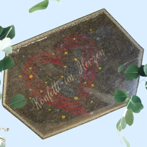 Stickdatei Konfetti im Herzen