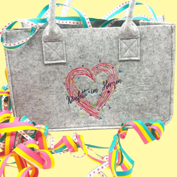 Stickdatei Konfetti im Herzen
