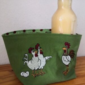 Stickdatei Hühnerbande - Lustige Hühner mit Sprüchen