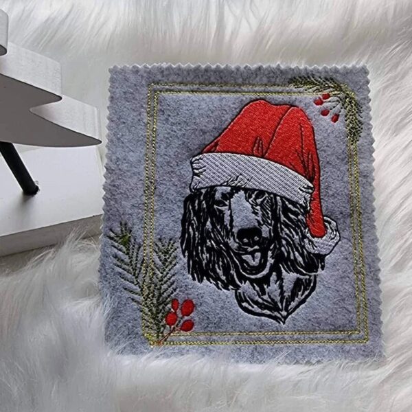 Stickdatei Hund Westie Nikolaus Kritzel