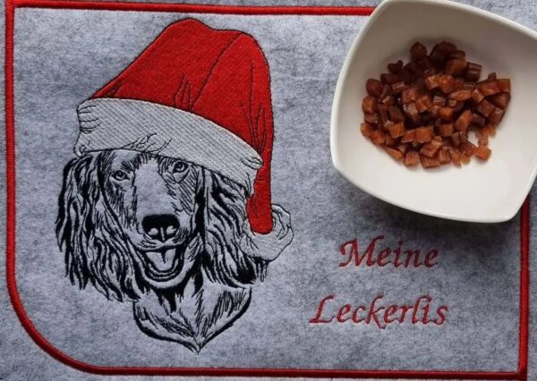 Stickdatei Hund Westie Nikolaus Kritzel