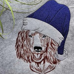 Stickdatei Hund Westie Nikolaus Kritzel