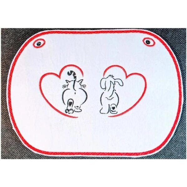 Stickdatei Hund mit Herz