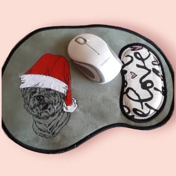 Stickdatei Hund Westie Nikolaus Kritzel