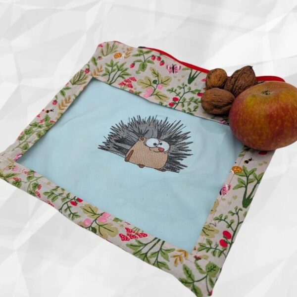 Stickdatei Herbstmotive Igel und mehr